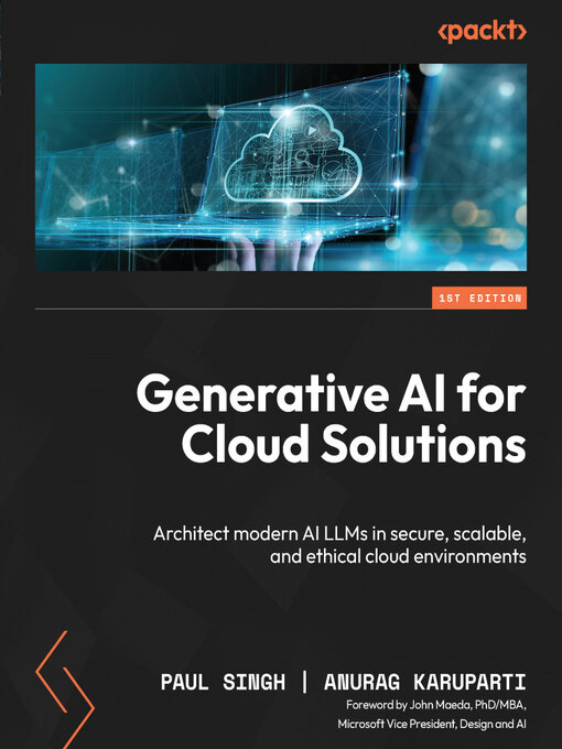 Title details for Generative AI for Cloud Solutions by Paul Singh - Available